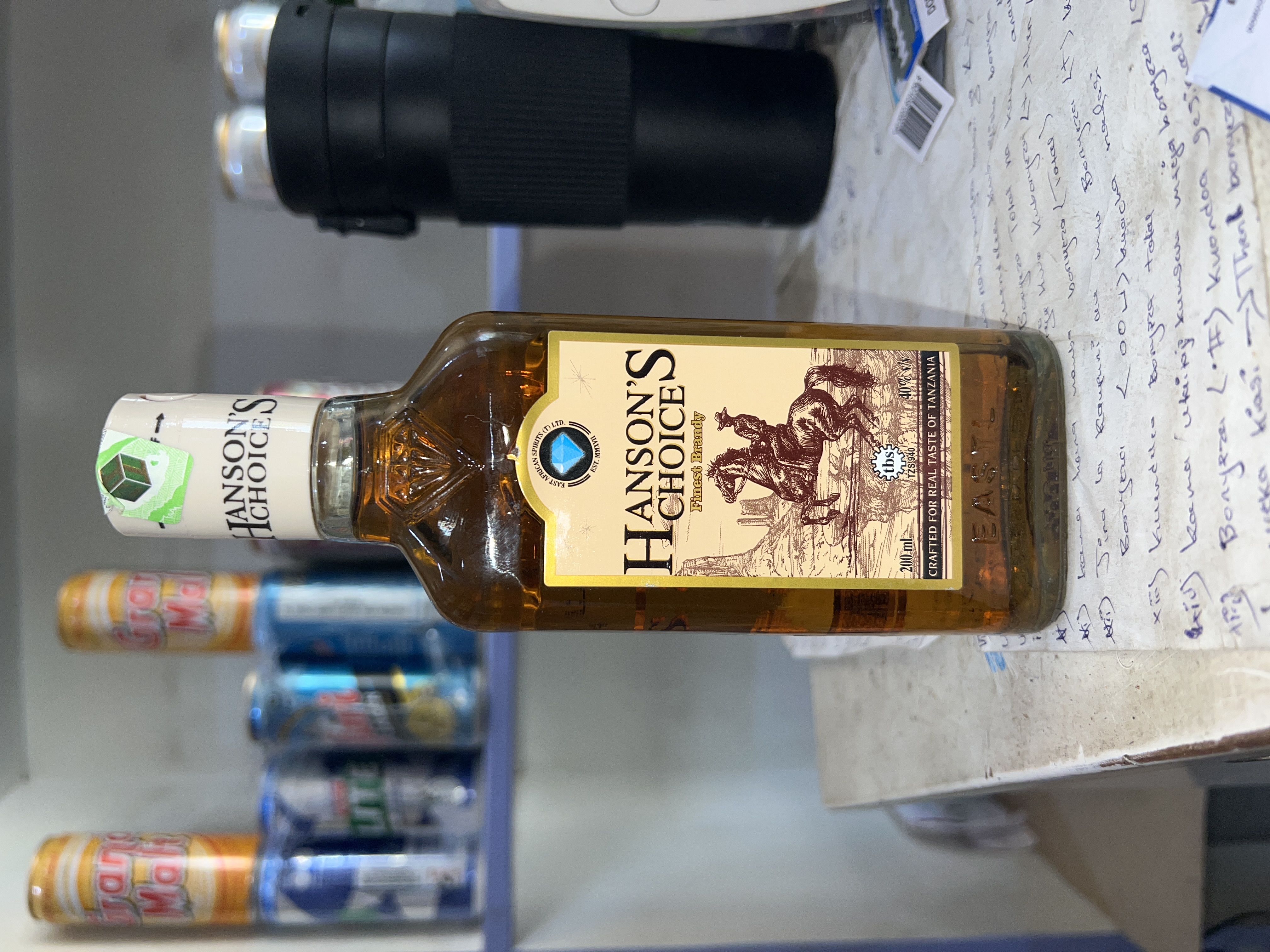 Hanson’s choice finest brandy 200 ml